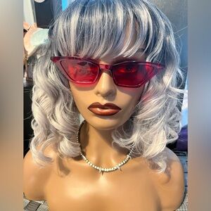 New! Red Cat Eye Frames